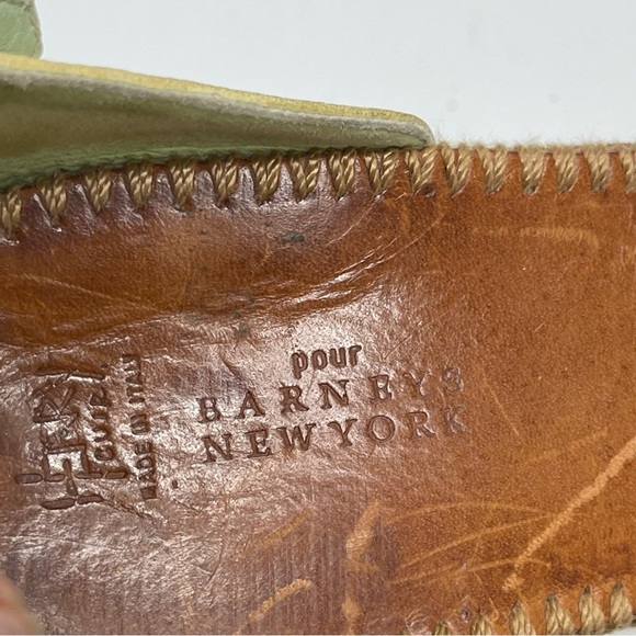 Henri Cuir for Barney’s New York Vintage leather platform ankle strap sandals - Picture 3 of 11